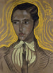Portrait de Jan Nawrocki - Stanisław Ignacy Witkiewicz — vy av konstverket