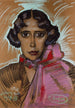 Portrait de Zofia Nawrocka - Stanisław Ignacy Witkiewicz — vy av konstverket