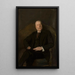Portrait de Czesław Hornowski - Stanisław Lentz — inramlat konstverk på väggen