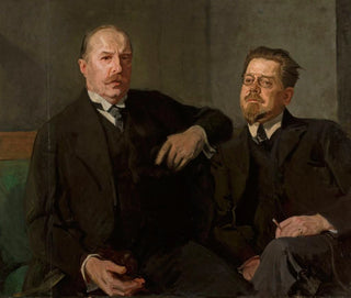 Stanisaw Lentz - Portrait of Weysenhoff and Wadysaw Reymont.webp