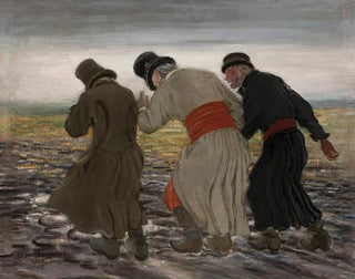 berusade bönder - Stanisław Masłowski — vy av konstverket