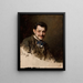 Portrait de Wacław Szymanowski - Stanisław Rostworowski — inramlat konstverk på väggen