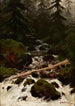 Ruisseau dans la forêt - Stanisław Witkiewicz — vy av konstverket