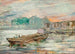 Péniches sur la Seine - Stanisław Wyspiański — vy av konstverket