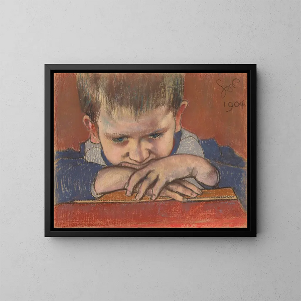 Stanisaw Wyspiaski - Mietek Leaning on Hands.webp