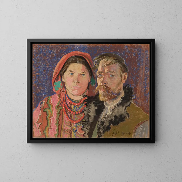 Stanisaw Wyspiaski - SelfPortrait with Wife.webp