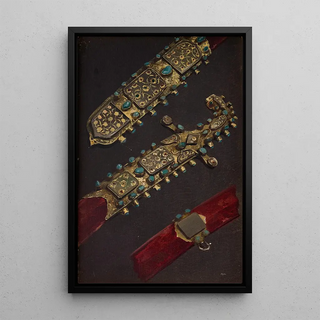 Stanisaw von Chlebowski - Study of a Turkish Sabre from the 17th C.webp