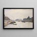 Le pont des Arts sett från pont Royal - Stanislas Lépine — inramlat konstverk på väggen