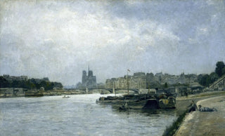Stanislas Lpine - Lle de la Cit et lle SaintLouis vues du pont dAusterlitz.webp