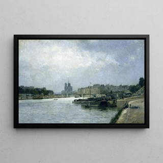 Stanislas Lpine - Lle de la Cit et lle SaintLouis vues du pont dAusterlitz.webp