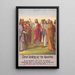 Le Christ envoyant les Apôtres - Stecher Litho Co — inramlat konstverk på väggen