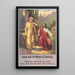 Jesus och Samariegumman - Stecher Litho Co — inramlat konstverk på väggen