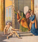 Pierre et Jean au temple - Stecher Litho & Co.. — vy av konstverket