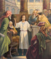 Liten Jesus i templet - Stecher Litho & Co.. — vy av konstverket