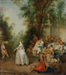 Frukost i en park - Nicolas Lancret-studio — vy av konstverket