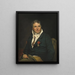 Jacques-Louis David - Atelier de Georges Rouget — inramlat konstverk på väggen