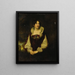 Portrait de Fanny Kemble - Manière de Thomas Lawrence — inramlat konstverk på väggen