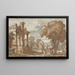 Landskap - Manière de Claude Lorrain — inramlat konstverk på väggen