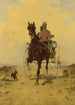 häst och vagn - Manière de René Pierre Charles Princeteau — vy av konstverket