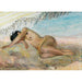 Reproduktion av målningen På stranden - Henri Lebasque