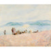 Reproduktion av målningen På stranden - Henri Lebasque