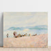 Reproduktion av målningen På stranden - Henri Lebasque