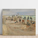 Reproduktion av målningen på stranden i Noordwijk - Max Liebermann