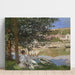 Reproduktion av målningen På Seine-stranden, Bennecourt - Claude Monet