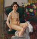 Sur le canapé II Gusti - Leo Putz — vy av konstverket