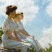 På höjderna - Charles Courtney Curran — vy av konstverket