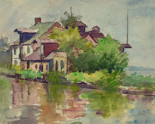 Canal de Georgetown, Washington DC - Susan Brown Chase — vy av konstverket