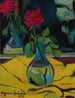La rose au miroir - Suzanne Valadon — vy av konstverket