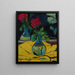 La rose au miroir - Suzanne Valadon — inramlat konstverk på väggen