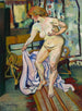 Nu draperad - Suzanne Valadon — vy av konstverket