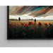 Abstrakt Poster – Suspended Sparkle | Surrealist Väggposter med Blomsterfält och Texturerad Himmel