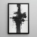 Abstrakt svartvit målning – Impuls Abstrakt | Minimalistisk energisk poster