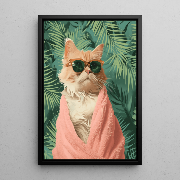 Tableau Chat Tropical