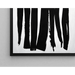 Dekorativ Målning – Enfärgade Silhuetter | Poster Abstrakt Minimalistisk Svart och Vitt | Elegant Grupp av Stiliserade Människor Poster