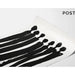 Dekorativ Målning – Enfärgade Silhuetter | Poster Abstrakt Minimalistisk Svart och Vitt | Elegant Grupp av Stiliserade Människor Poster