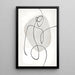Poster Design Svart och Vitt – Feminine Essence | Abstrakt Minimalistisk Elegant