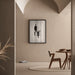 Målning Design – Reflets Enigmatiques | Poster Abstrakt Svart och Vitt Minimalist