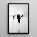 Målning Design – Silhuetter av Stadsmiljöer | Poster Svart och Vitt Minimalistisk Modern | Poster Renodlad för Modern Inredning