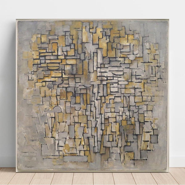 Reproduktion av målningen No. 2, Komposition No. VII - Piet Mondrian