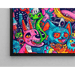 Pop Art-målning – Explosiv färgkaskad | Poster Urban doodle och färgglad