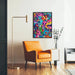 Pop Art-målning – Explosiv färgkaskad | Poster Urban doodle och färgglad