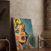 Pop Art-målning – Surprise i Telefon | Poster Vintage Retro Stil BD