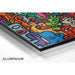Pop Art-målning – Figurers univers | Poster i färgglad Keith Haring-stil