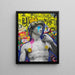 Street Art-målning – David Punk Pop | Poster med färggraffiti i urban stil