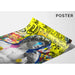 Street Art-målning – David Punk Pop | Poster med färggraffiti i urban stil
