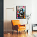 Street Art-plakat – Den urbana Mona Lisa | Graffiti pop och färgstark poster av Mona Lisa